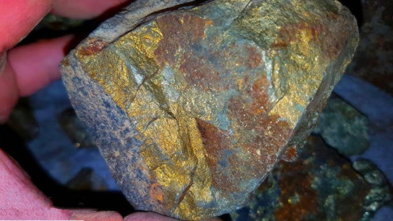 Copper-gold ore.jpg Copper-gold ore.jpg